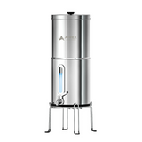 NNEDSZ Aimex Portable Water Filter - Gravity-Fed, 304 Stainless Steel, Fluoride Removal
