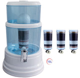 NNEDSZ 16 Litre Bench top Filter with 3 Fluoride Reduction Filters