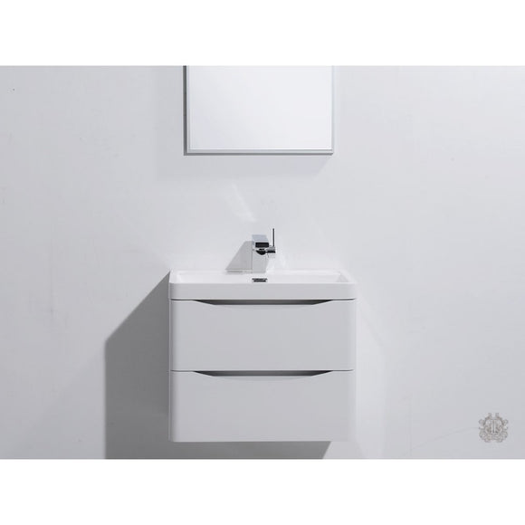 NNEDSZ Ancona wall hung bathroom vanity 600mm Gloss White