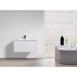 NNEDSZ Prado wall hung bathroom vanity 750mm Gloss White