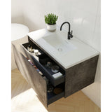 NNEDSZ Prado wall hung bathroom vanity 750mm Maple Oak