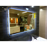 NNEDSZ Belbagno Rectangular LED Bathroom Wall Mirror