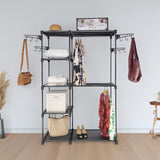 NNEDSZ Sorti Freestanding Portable Closet Metal Wardrobe Garment Rack Hanger