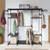 NNEDSZ Sorti Freestanding Portable Closet Metal Wardrobe Garment Rack Hanger