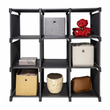 NNEDSZ Storage Organizer, 9 Cubes, Wardrobe Closet Storage Shelves