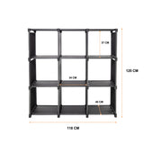 NNEDSZ Storage Organizer, 9 Cubes, Wardrobe Closet Storage Shelves