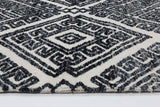 NNEDSZ Amritsar Glenfalls Anthracite Tribal Rug 200X290