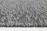 NNEDSZ Loopy Charcoal Wool Blend Rug 160x230