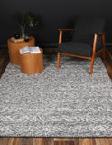 NNEDSZ Ringlets Charcoal Wool Blend Rug 160x230
