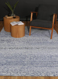 NNEDSZ Cue Blue Wool Blend Rug 200x290