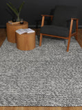 NNEDSZ Cue Charcoal Wool Blend Rug 200x290