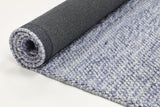 NNEDSZ Loopy Blue Wool Blend Rug 240x330