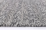 NNEDSZ Ringlets Charcoal Wool Blend Rug 240x330