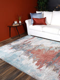 NNEDSZ salsa-jorge-blue-terracotta-abstract-rug 160x230