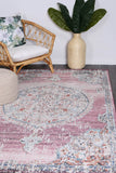 NNEDSZ hollow-medalion-transitional-blush-rug 200x290