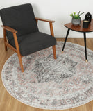 NNEDSZ vintage-crown-cezanne-blush-distressed-vintage-round-rug 180X180
