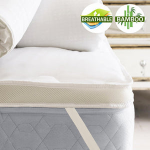 NNEDSZ airmax bamboo mattress topper 1000gsm king single