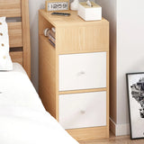 Small Multi Functional Storage Cabinet 2 Drawers 1 Open Space Sturdy Durable