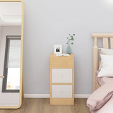 Small Multi Functional Storage Cabinet 2 Drawers 1 Open Space Sturdy Durable