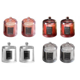 2Pcs Smokeless Glass Aromatherapy Candles Scented Gift Set for Relaxation - Freesia
