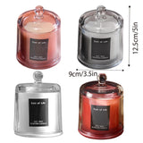 2Pcs Smokeless Glass Aromatherapy Candles Scented Gift Set for Relaxation - Lime Basil