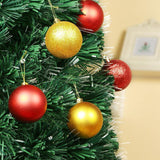 NNEDSZ 24Pcs/Pack Christmas Tree Xmas Balls Decorations Baubles Party Wedding Ornament - Fruit Green