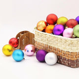 NNEDSZ 24Pcs/Pack Christmas Tree Xmas Balls Decorations Baubles Party Wedding Ornament - Gold
