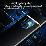 Arc Rechargeable Windproof Flameless Electronic Metal Lighter Usb Lighters Au - Silver