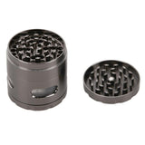 Zinc Alloy 4-Layer Aluminum Herbal Tobacco Herb Grinder Smoke Grinders Gun Black