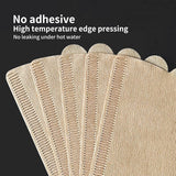 100PCS Coffee Filter Paper Drip Cone Funnel Handmade Filters for Coffee Machine - V01-100PCS