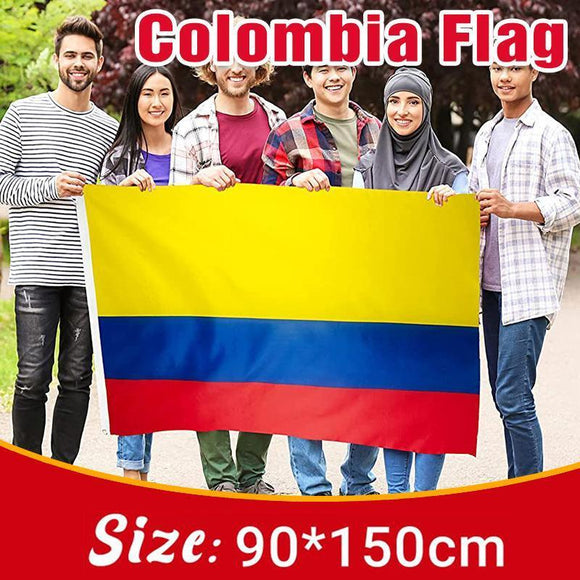 NNEDSZ Large Colombia Colombian Flag Heavy Duty Outdoor CO 90x150cm - 3x5ft