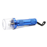 Electric Portable Pocket Metal Herb Weed Tobacco Grinder Spice Crusher Gift Au - Red