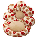 Cute Soft Seat Cushion Flower Shaped Lazy Sofa Pad for Office Chairs and Home Use - Green