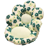 Cute Soft Seat Cushion Flower Shaped Lazy Sofa Pad for Office Chairs and Home Use - Red