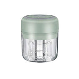 250Ml Usb Rechargeable Mini Food Garlic Grinder Electric Garlic Chopper Cordless - Pink
