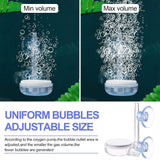 Quiet Bubble Stone Aerator Head Fish Tank Oxygen Pump Nano Air Disc Atomizer - Diameter 60MM