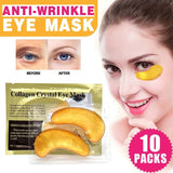 20PCS Gold Gel Anti-Wrinkle Dark Circle Collagen Under Eye Patches Pad Mask VIC