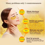 20PCS Gold Gel Anti-Wrinkle Dark Circle Collagen Under Eye Patches Pad Mask VIC