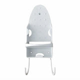 Iron Stand Double Hook Storage Rack Hanging Iron Holder for Home Organisation - White