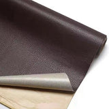 2X Self Adhesive Leather Repair Patches Kit for Sofa Couch Auto Interior Use - Dark Grey