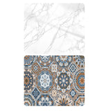 Washing Machine Water Absorbent Mat Quick Dry Dust Proof for Laundry Room Use - Colourful Print