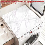 Washing Machine Water Absorbent Mat Quick Dry Dust Proof for Laundry Room Use - Colourful Print