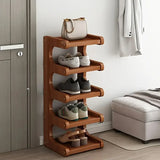Small 5-Tier Shoe Rack Compact Shoe Storage Dustproof Space Saving Durable
