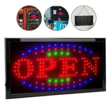 NNEDSZ LED Open Sign Light 48x25cm Neon Display Board with Hanging Chain for Shop Use