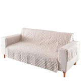 190x195cm Seater Pet Sofa Protector Cover Quilted Couch Covers Lounge Slipcover - Grey
