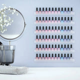 Acrylic Wall Shelves Set 4PCS Floating Display Storage Racks Clear for Home Use - Transparent
