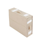 Fabric Storage Box Set Bedding Organizer Closet Blanket Quilt Storage Containers - White