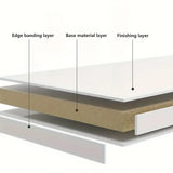 Round Coffee Table Low Side Table Modern Living Room Bedroom Accent Furniture