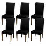 6X Stretch Chair Cover Seat Covers Spandex Washable Banquet Wedding Party Decora - Brown