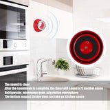 60 Minutes Visual Analog Timer Countdown Clock Time Management Kitchen Tool - Red